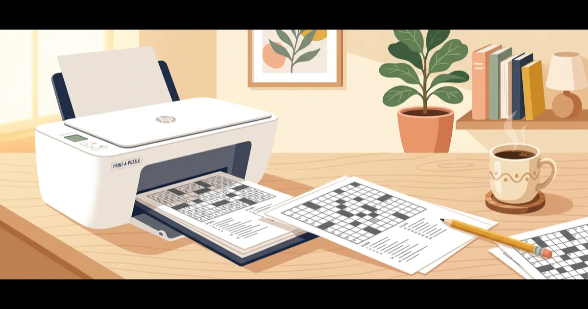 Free Printable Crossword Puzzles: Download and Print Instantly