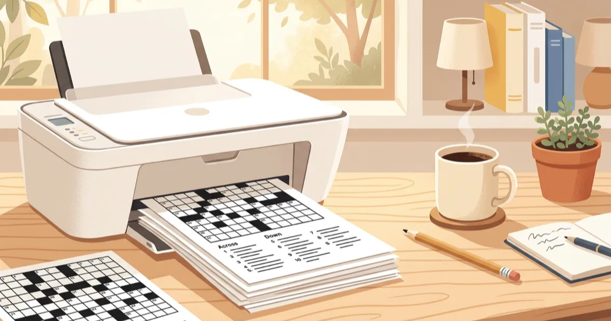 How to Print Crossword Puzzles from Grid Genius